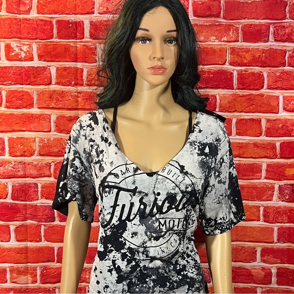 F/F  by affliction Women’s T-Shirt - Picture 8 of 10